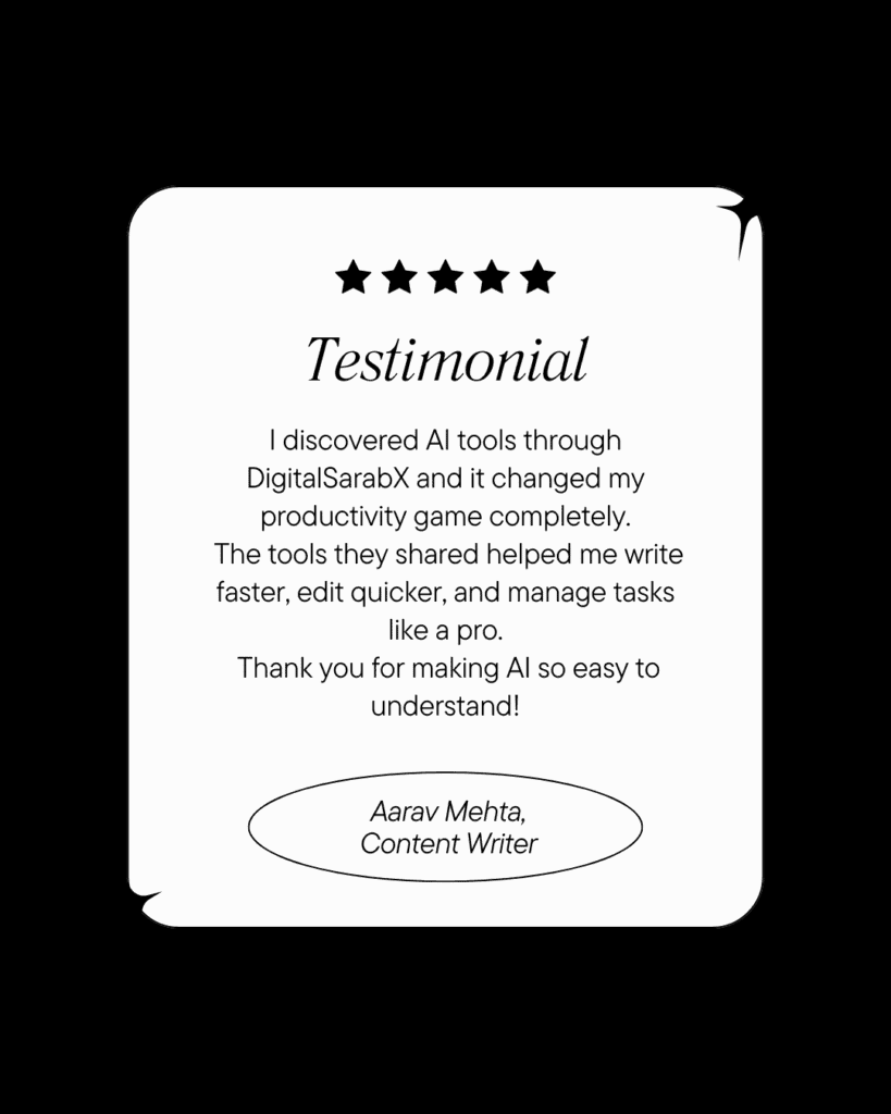 Digitalsarabx Testimonial